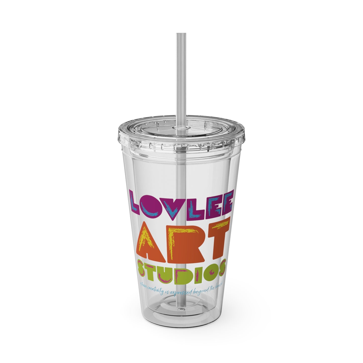 Sunsplash Tumbler with Straw, 16oz