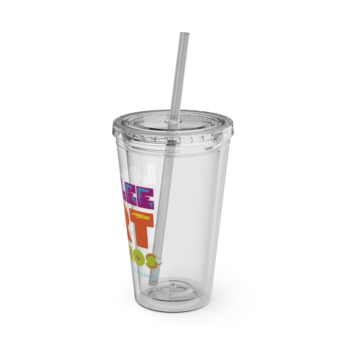 Sunsplash Tumbler with Straw, 16oz