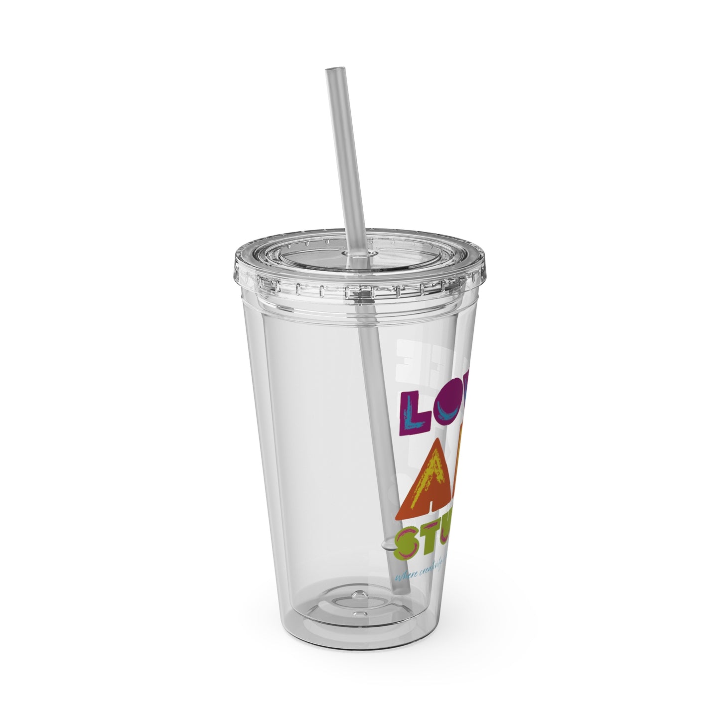 Sunsplash Tumbler with Straw, 16oz