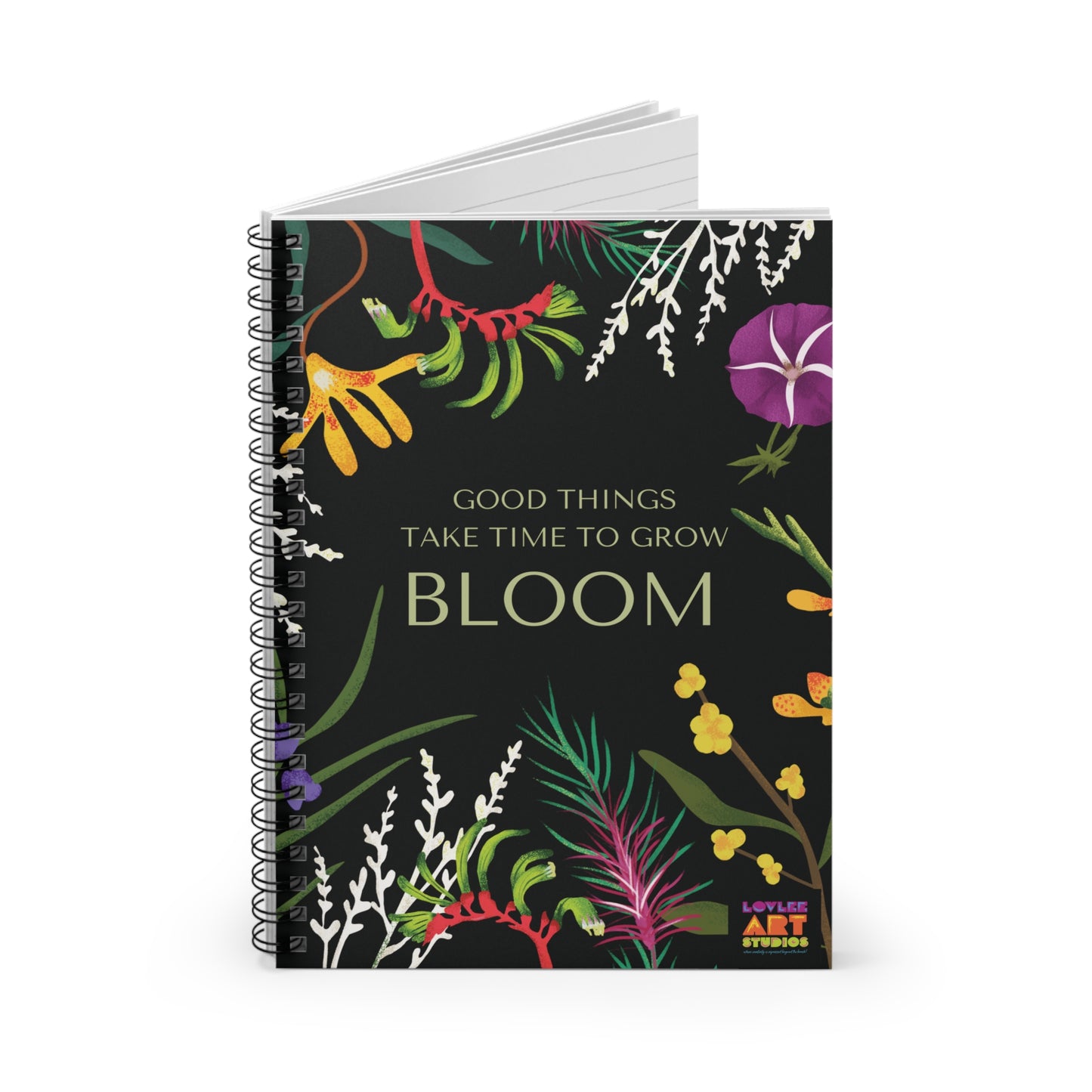 BLOOM Spiral Notebook - Ruled Lined