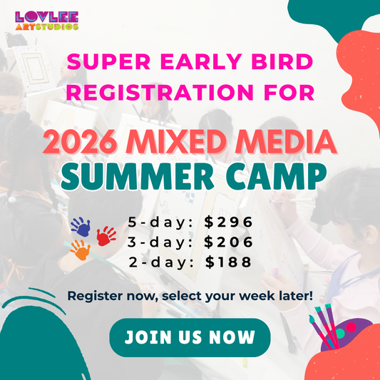 2026 Mixed Media Summer Art Camp (Half-Day)