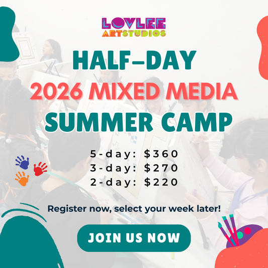 2026 Mixed Media Summer Art Camp (Half-Day)