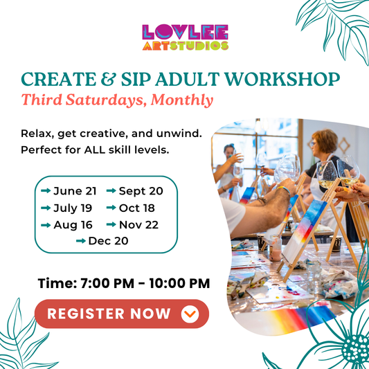 Create & Sip Adult Workshop