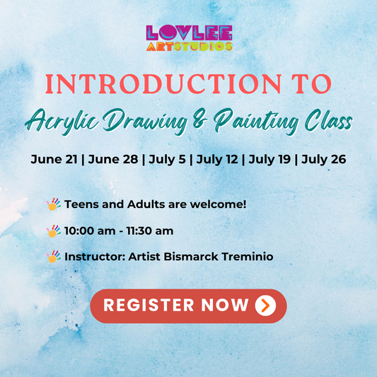 Introduction to Acrylic Drawing and Painting Class