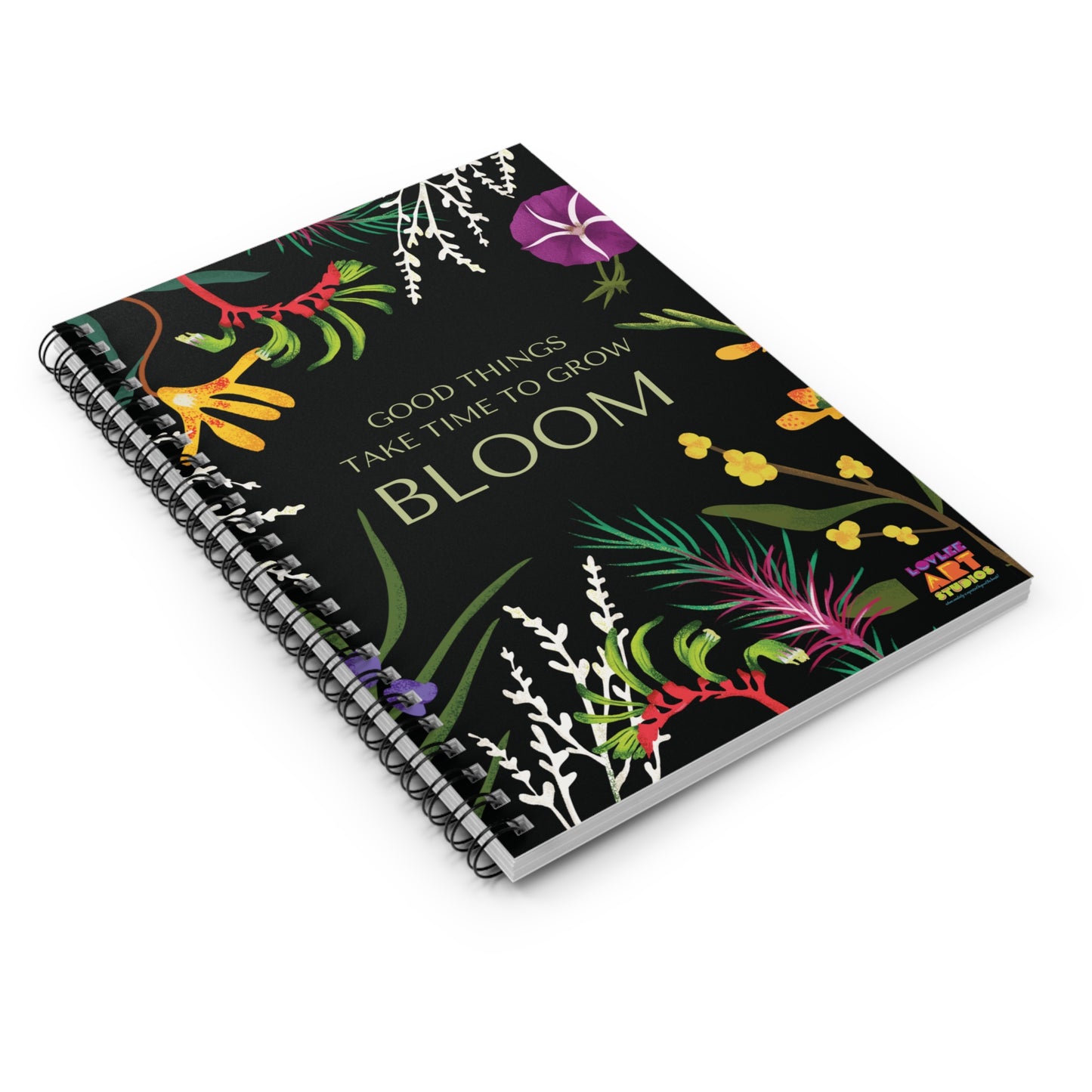 BLOOM Spiral Notebook - Ruled Lined