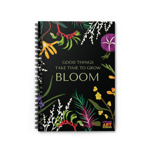 BLOOM Spiral Notebook - Ruled Lined