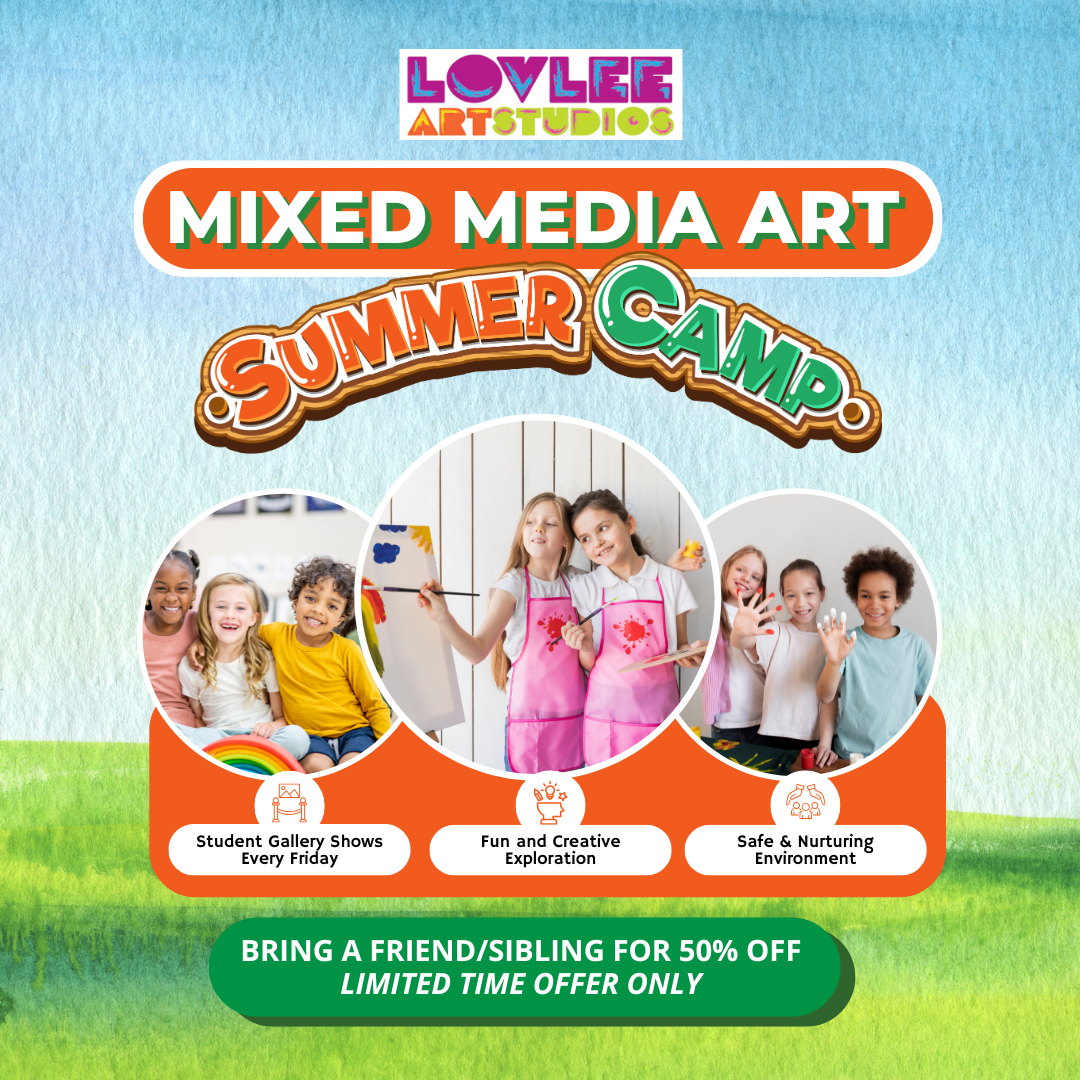 SALE: Mixed Media Summer Art Camp 2025 (Half-Day)