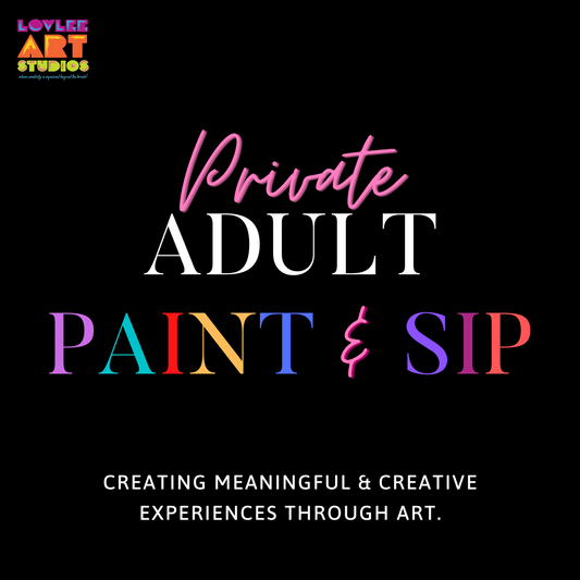 Private Adult Paint and Sip [DEPOSIT]